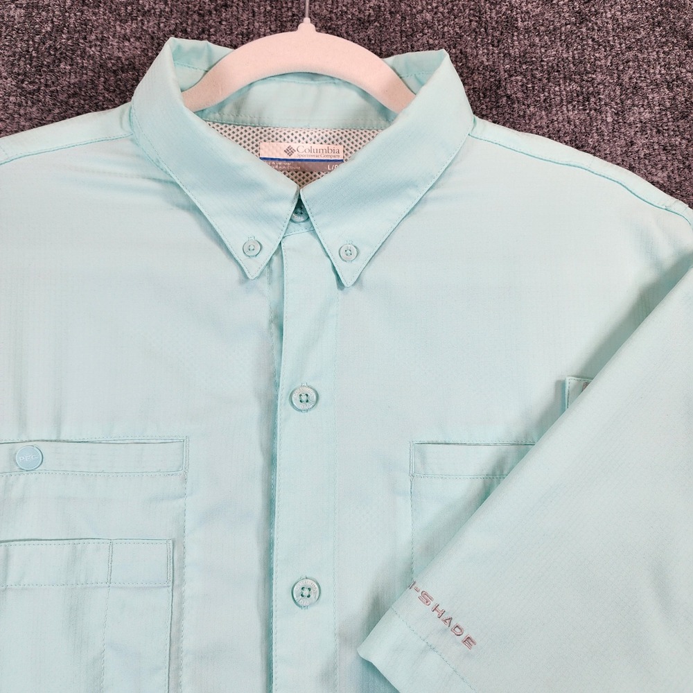Columbia PFG Tamiami II Men's Fishing Hiking Outdoor UPF40 Vented Shirt Size L